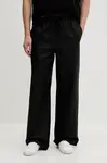 Karl Lagerfeld Jeans kalhoty pánské se lnem