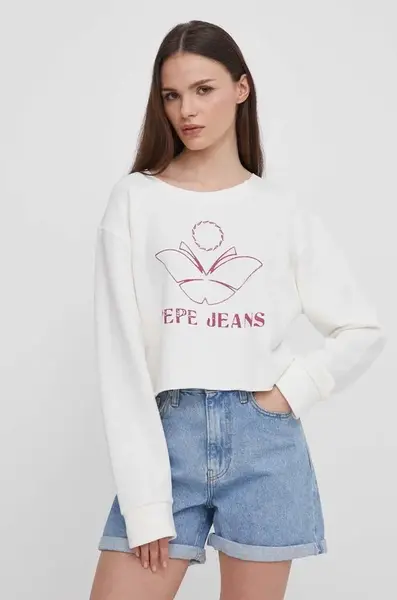 Pepe Jeans Bavlněná mikina Pepe Jeans Lorelai
