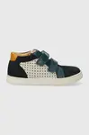 Pom D'api Dětské kožené sneakers boty Pom D'api
