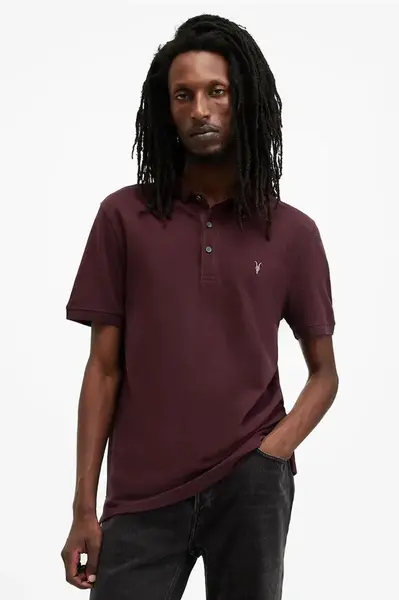 AllSaints polo pánské bavlněné