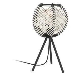Eglo WAVERTON stojaca lampa čierna oceľ 44008