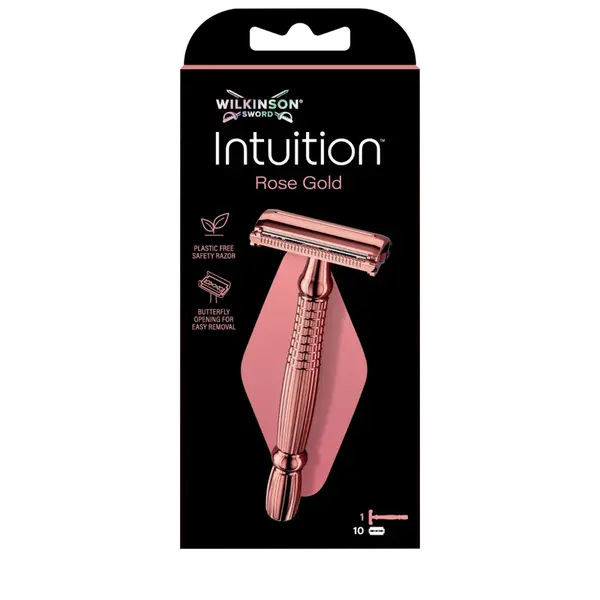 Wilkinson Intuition Rose Gold holicí strojek + čepele 10 ks