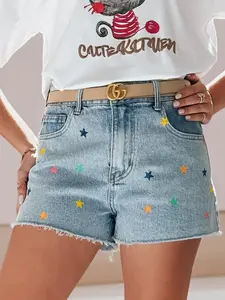 Dámske rifľové kraťasy STARSHINE