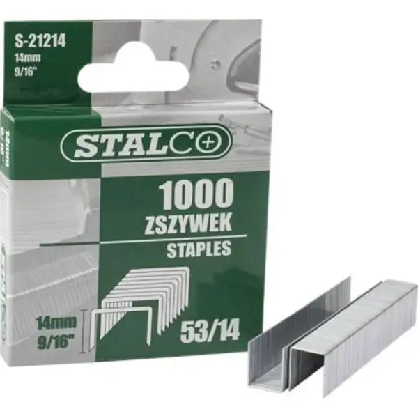 Sponky do sponkovačky, 10 mm, STALCO, bal.1000 ks