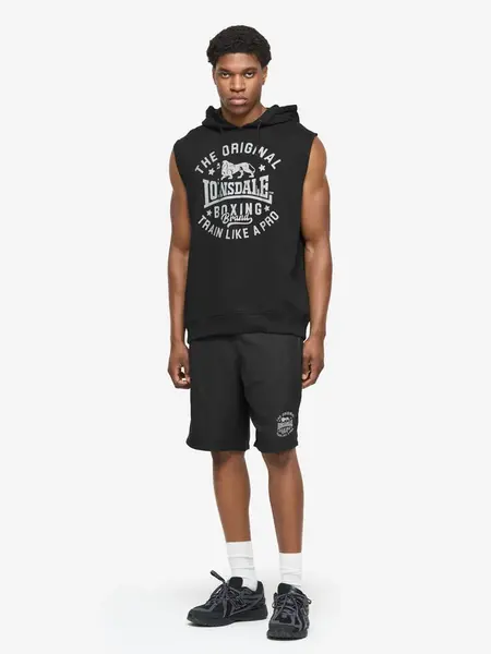 Lonsdale Men's sleeveless hoodie & shorts set regular fit