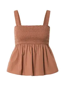 Abercrombie & Fitch Top  hnedá