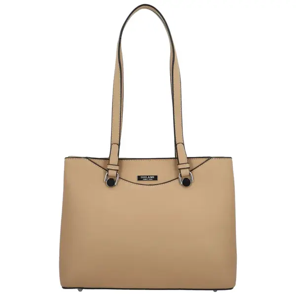 Dámská kabelka na rameno tmavě béžová - Delami Little Lady