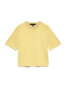 VERO MODA Sveter 'VMSILJE'  svetložltá