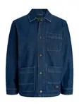 Jack & Jones Plus Prechodná bunda 'JPRBLUDERRY'  modrá denim