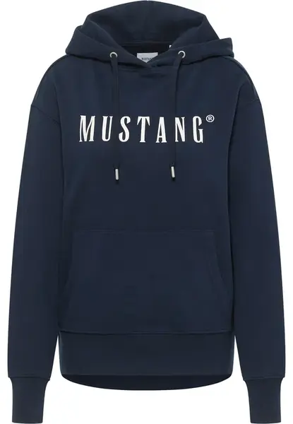 MUSTANG Mikina 'Margo'  tmavomodrá / biela