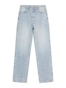 Bershka Džínsy  modrá denim