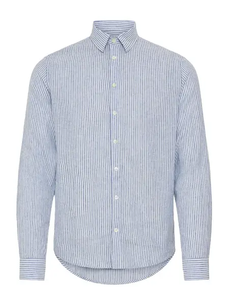 Casual Friday Košeľa 'CFESTRUP'  svetlomodrá / modrá melírovaná