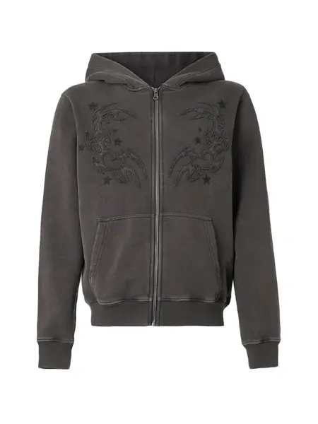HOLLISTER Tepláková bunda  čierna