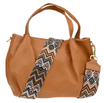 NovaKabelka.cz Tea Camel Chiaro s přídavným popruhem III