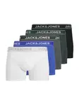 JACK & JONES Boxerky 'JACBLACK FRIDAY'  modrá / sivá / zelená / čierna / biela