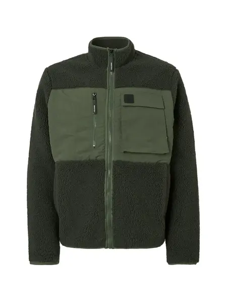 Volcom Flisová bunda 'STORM STONE'  jedľová