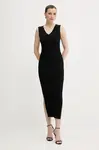 Armani Exchange bodycon šaty z viskózy
