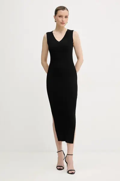 Armani Exchange bodycon šaty z viskózy