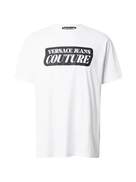 Versace Jeans Couture Tričko  čierna / biela