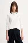 Bavlněné tričko s dlouhým rukávem Fred Perry