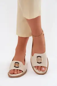 S. BARSKI Dámske sandále s ozdobou