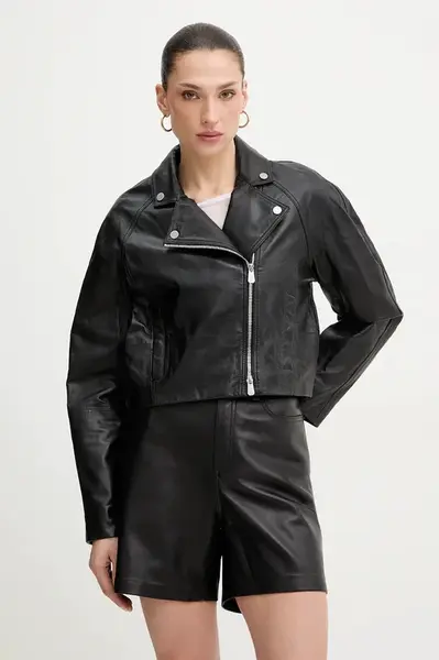 Pinko Kožená bunda Pinko