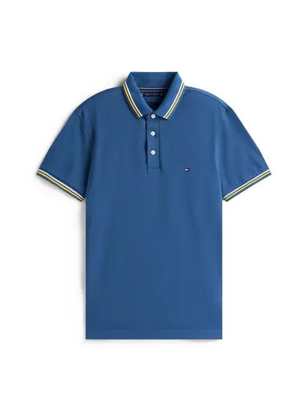 TOMMY HILFIGER Tričko  modrá / biela