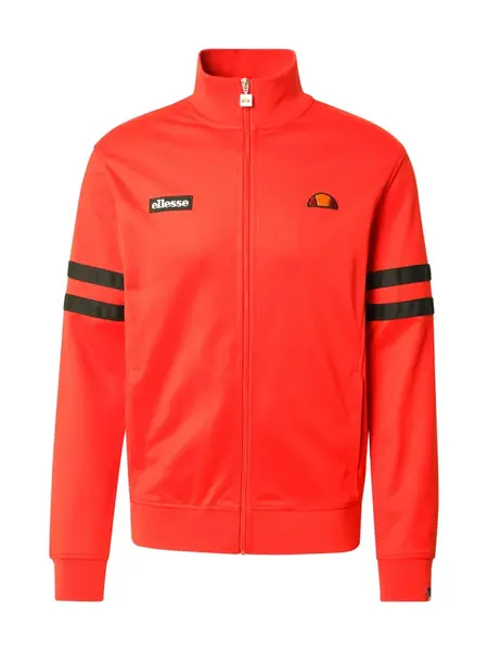 ELLESSE Tepláková bunda 'Roma Track'  červená / čierna
