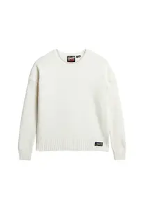 Superdry & Co Sveter 'Essential'  šedobiela