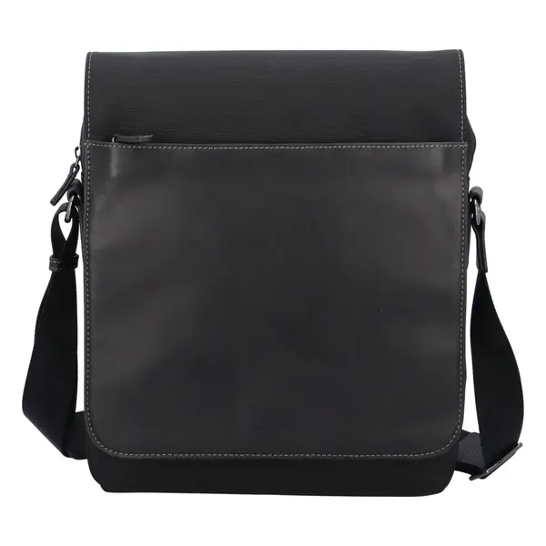 Pánská polokožená brašna černá - Hexagona Stinus