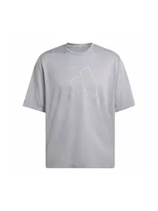 ADIDAS PERFORMANCE Funkčné tričko  sivá / strieborná