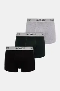 Lacoste přiléhavé boxerky pánské s bavlnou 3-pack