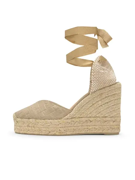 Castañer Espadrilky 'Chiara'  piesková