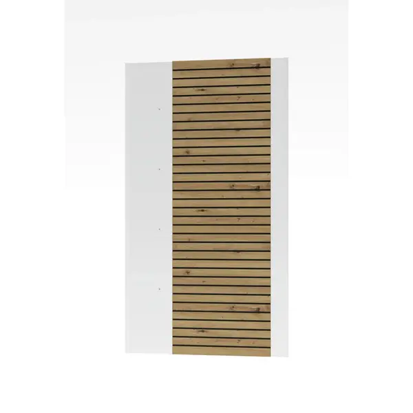 Hom`in NÁSTĚNNÝ PANEL, bílá, dub artisan, 84/147/4 cm