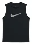 NIKE Tričko  čierna / biela
