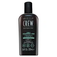 American Crew 3-in-1 Chamolie + Pine šampón, kondicionér a sprchový gel 250 ml