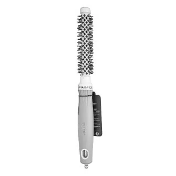 Olivia Garden Expert Blowout Shine Round Brush White & Grey 15 mm kefa na vlasy