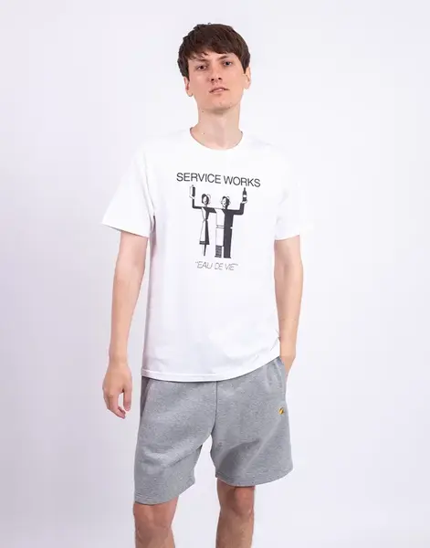 Service Works Eau De Vie Tee WHITE M