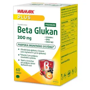 WALMARK Beta Glukán premium 200 mg 60 tabliet