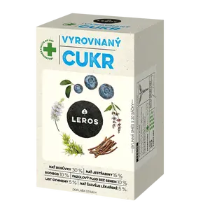LEROS Vyrovnaný cukor 20 vrecúšok