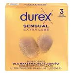 DUREX Sensual extra lube 3 kusy