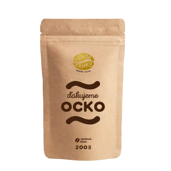 Káva Zlaté Zrnko - Ďakujeme ocko (Emília) 200g