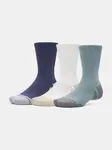 Unisexové ponožky Under Armour UA Performance Tech 3pk Crew-BLU - unisex