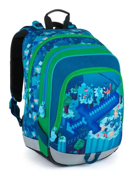Malý školský set Bagmaster ALFA 21 B Set S Blue