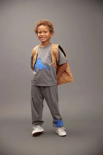 Detské bavlnené tepláky Mini Rodini Dino