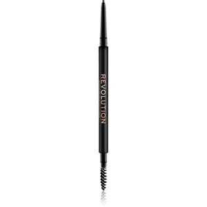 Revolution Precise Brow Pencil precízna ceruzka na obočie s kefkou odtieň Brown 0.05 g
