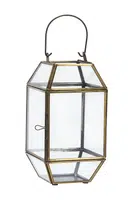 Lucerna Madam Stoltz 13,5 x 27,5 cm žlutá barva