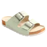 SANTÉ Dámské pantofle N/211/1/O97/SP ZELENÁ v.41