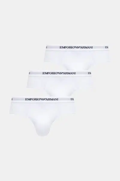 Spodní prádlo Emporio Armani Underwear 3-pack bílá barva, EM000258 AF14132