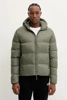 Bunda EA7 Emporio Armani zelená barva, zimní, AF15956.7M000694